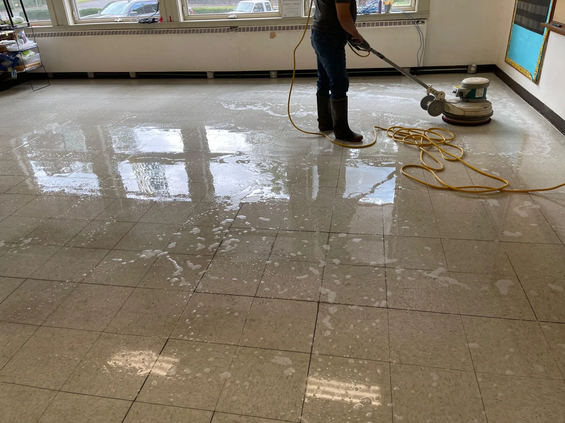 Floor Scrubbing